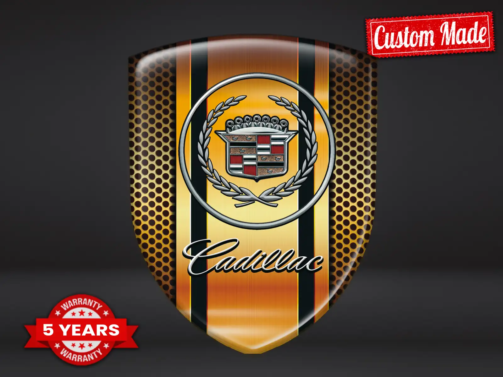 Cadillac Autoaufkleber Custom Racing Glänzende Embleme ST